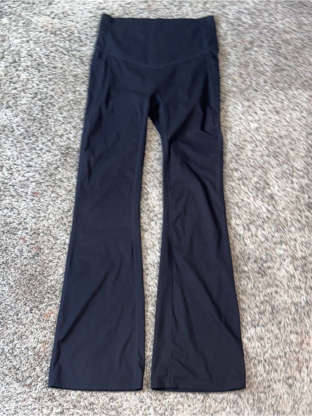 HALARA Black High-Waist Flare Leggings - Picture 3 of 10